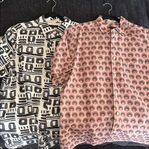 Ted Baker (Bundle of 2) Graphic Print Button-Up Shirts